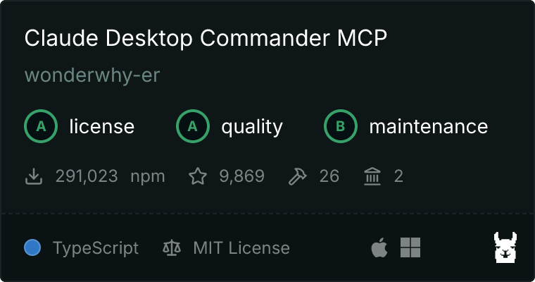 Desktop Commander MCP